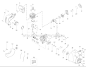 Engine Diagram and Parts List for SST25C Type 1 Weed Eater Trimmer